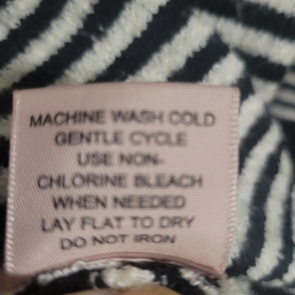 Philosophy sweater with stripes size small